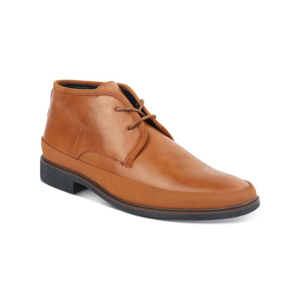 ALFANI Mens Beige Clyde Almond Toe Lace-Up Chukka Boots 8 M